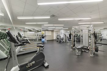Modern fitness center